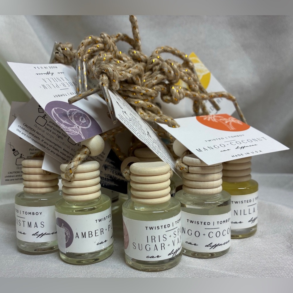 Twisted Tomboy Scented Car Diffuser Sets (10 total)